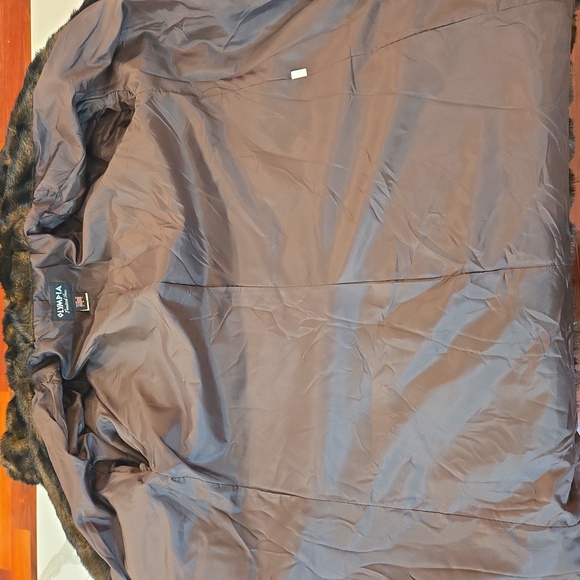 VTG Olympia Faux Fur Plush Full Length Maxi Glam Mob Wife Coat USA Womens 1X - Picture 9 of 12